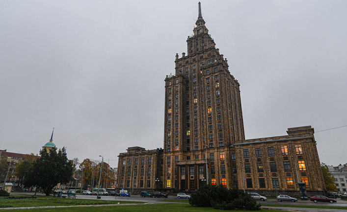 Здание Академии наук Латвии в Риге