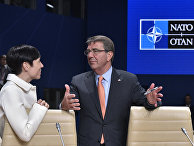 Министр обороны США Эштон Картер и министр обороны Норвегии Ине Эриксен Серейде Министр обороны США Эштон Картер и министр обороны Норвегии Ине Эриксен Серейде