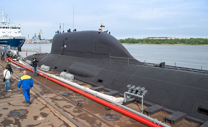 Первая многоцелевая атомная подлодка проекта "Ясень" принята в состав ВМФ России
