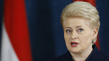Президент Литвы Даля Грибаускайте