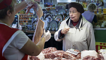 Кунцевский продуктовый рынок в Москве