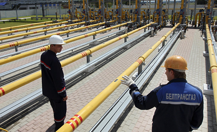 Мозырское газохранилище в Гомельской области