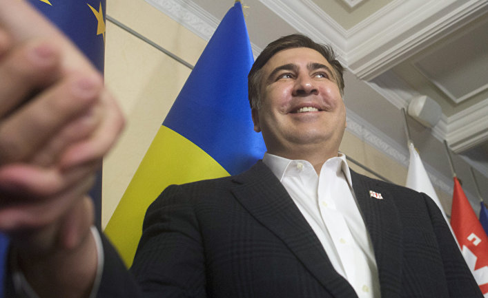 Пресс-конференция Михаила Саакашвили в Киеве