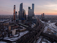 Вид на Московский международный деловой центр "Москва-Сити" Вид на Московский международный деловой центр "Москва-Сити"