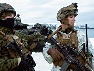 Американские морские пехотинцы во время учений Cold Response 2016 на военной базе Вернес в Норвегии Американские морские пехотинцы во время учений Cold Response 2016 на военной базе Вернес в Норвегии