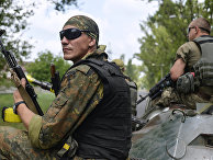 Украинские военнослужащие в Авдеевке Украинские военнослужащие в Авдеевке