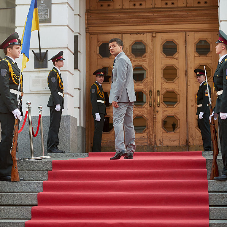 Съемки сериала «Слуга народа»