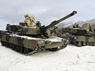 Американские танки участвуют в военных учениях Cold Response 2016 в Норвегии Американские танки участвуют в военных учениях Cold Response 2016 в Норвегии