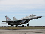 Самолет-истребитель МиГ-29 участвует в боевой тренировке в Краснодарском крае Самолет-истребитель МиГ-29 участвует в боевой тренировке в Краснодарском крае