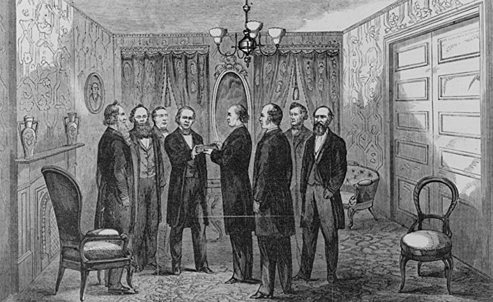 Инаугурация Эндрю Джонсона, 1865 год