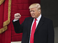 Президент США Дональд Трамп на церемонии инаугурации Президент США Дональд Трамп на церемонии инаугурации