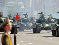 Танки белорусской армии Празднование Дня Независимости Белоруссии