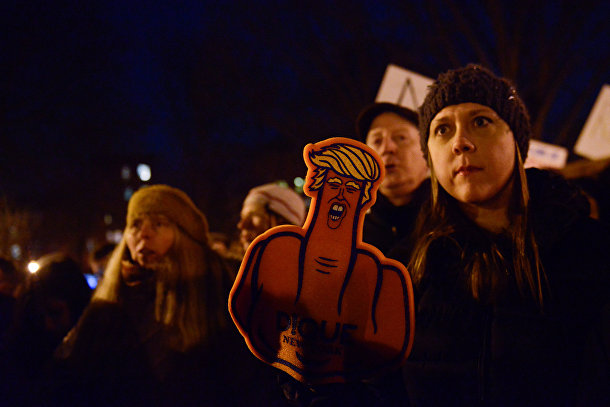Акция протеста в Нью-Йорке Акция протеста в Нью-Йорке