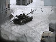 Танк ВСУ в Авдеевке, Украина. 2 февраля 2017 Танк ВСУ в Авдеевке, Украина. 2 февраля 2017
