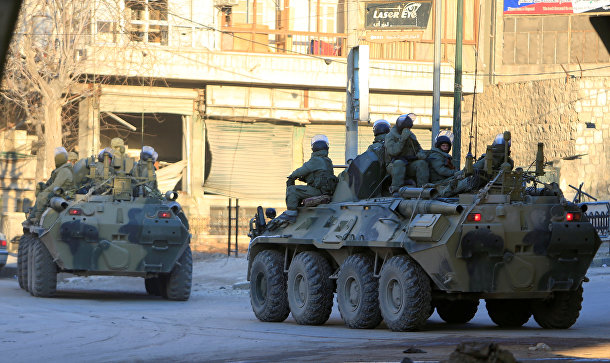 Российские войска в Алеппо Российские войска в Алеппо