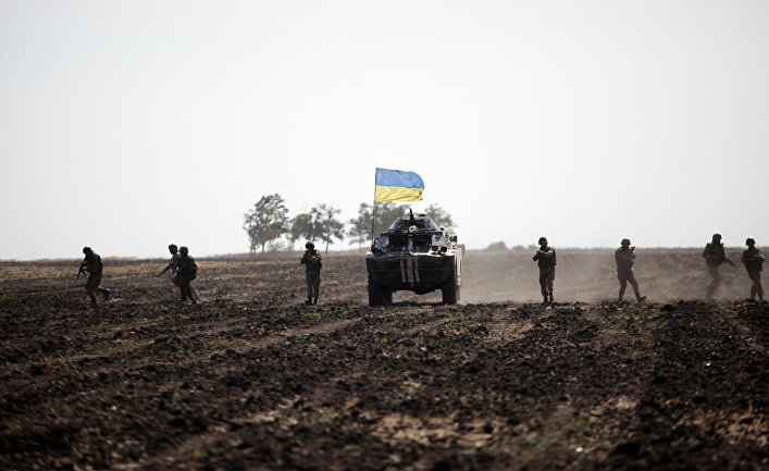 Солдаты ВСУ на востоке Украины