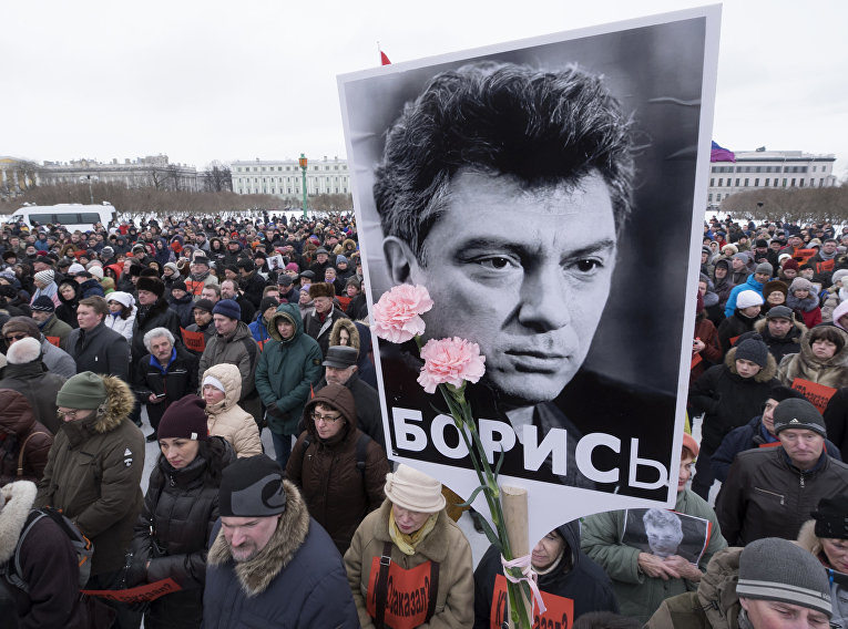 Біля посольства РФ у Києві відкрили сквер імені Бориса Нємцова - Цензор.НЕТ 1303