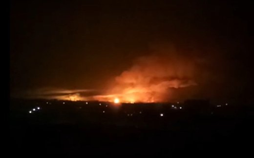 Пожар и взрывы на складах боеприпасов в Балаклее Пожар и взрывы на складах боеприпасов в Балаклее