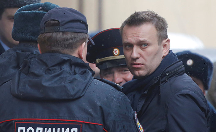 Оппозиционер Алексей Навальный, 27 марта