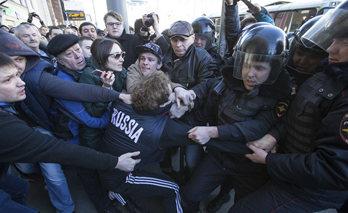Антикоррупционный митинг в Москве