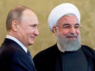 Президент РФ Владимир Путин и президент Исламской Республики Иран Хасан Роухани Президент РФ Владимир Путин и президент Исламской Республики Иран Хасан Роухани