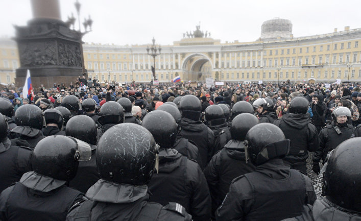 Акция протеста в Санкт-Петербурге, 26 марта
