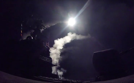 US strikes in Syria launched from USS Porter US strikes in Syria launched from USS Porter
