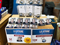Сувенирная продукция с изображением кандидата в президенты Франции Марин Ле Пен Сувенирная продукция с изображением кандидата в президенты Франции Марин Ле Пен