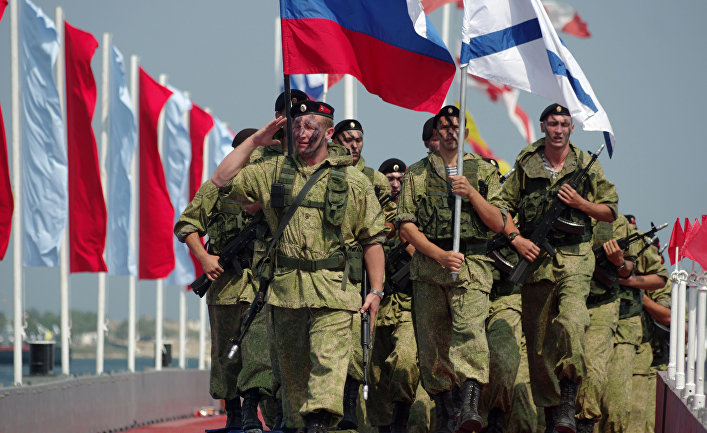 Празднование Дня ВМФ в городах России