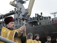 Спуск на воду головного фрегата ВМФ РФ «Адмирал флота Сергей Горшков» Спуск на воду головного фрегата ВМФ РФ «Адмирал флота Сергей Горшков»