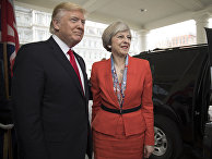 Президент США Дональд Трамп и премьер-министр Великобритании Тереза Мэй Президент США Дональд Трамп и премьер-министр Великобритании Тереза Мэй