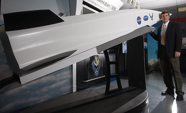 Модель гиперзвуковой крылатой ракеты X-51A Waverider