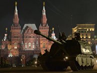 САУ "Коалиция-СВ" во время репетиции военного парада в Москве