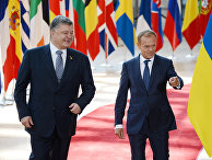 Президент Украины Петр Порошенко и председатель Европейского совета Дональд Туск Президент Украины Петр Порошенко и председатель Европейского совета Дональд Туск