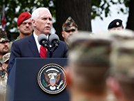 Вице-президент США Майк Пенс выступает в Таллинне, Эстония Вице-президент США Майк Пенс выступает в Таллинне, Эстония