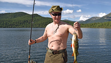 Президент РФ В. Путин провел отпуск в Республике Тыва