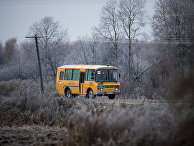 Школьный автобус в Омской области