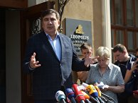 Бывший президент Грузии, экс-губернатор Одесской области Михаил Саакашвили во время пресс-конференции во Львове. 11 сентября 2017 Бывший президент Грузии, экс-губернатор Одесской области Михаил Саакашвили во время пресс-конференции во Львове. 11 сентября 2017