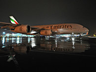 Прилет Airbus A380 в аэропорт "Домодедово" Прилет Airbus A380 в аэропорт "Домодедово"