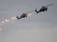 Вертолеты Ка-52 ВКС России во время учений "Запад-2017" Вертолеты Ка-52 ВКС России во время учений "Запад-2017"
