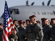 Солдаты НАТО прибыли на военную базу в Литве Солдаты НАТО прибыли на военную базу в Литве