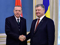 Президент Турции Реджеп Тайип Эрдоган и президент Украины Петр Порошенко во время встречи в Киеве Президент Турции Реджеп Тайип Эрдоган и президент Украины Петр Порошенко во время встречи в Киеве