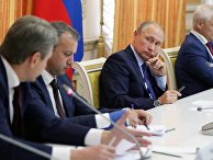 Президент РФ Владимир Путин на совещании по вопросам развития сельского хозяйства. 13 октября 2017