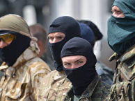 Бойцы батальона "Донбасс" в Киеве Бойцы батальона "Донбасс" в Киеве