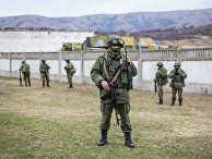 Ситуация у военной базы в селе Перевальное Ситуация у военной базы в селе Перевальное
