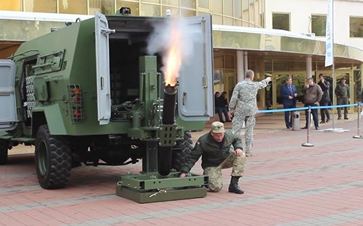 Украинский миномет — полная автоматика Украинский миномет — полная автоматика