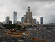 Дворец культуры и науки на Парадной площади в Варшаве Дворец культуры и науки на Парадной площади в Варшаве