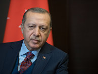 Президент Турции Реджеп Тайип Эрдоган во время встречи с президенто РФ Владимиром Путиным. 13 ноября 2017
