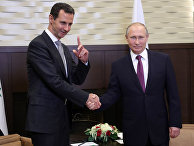 Владимир Путин и президент Сирии Башар Асад во время встречи. 21 ноября 2017 Владимир Путин и президент Сирии Башар Асад во время встречи. 21 ноября 2017