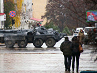 Военнослужащие Луганской народной республики в Луганске Военнослужащие Луганской народной республики в Луганске